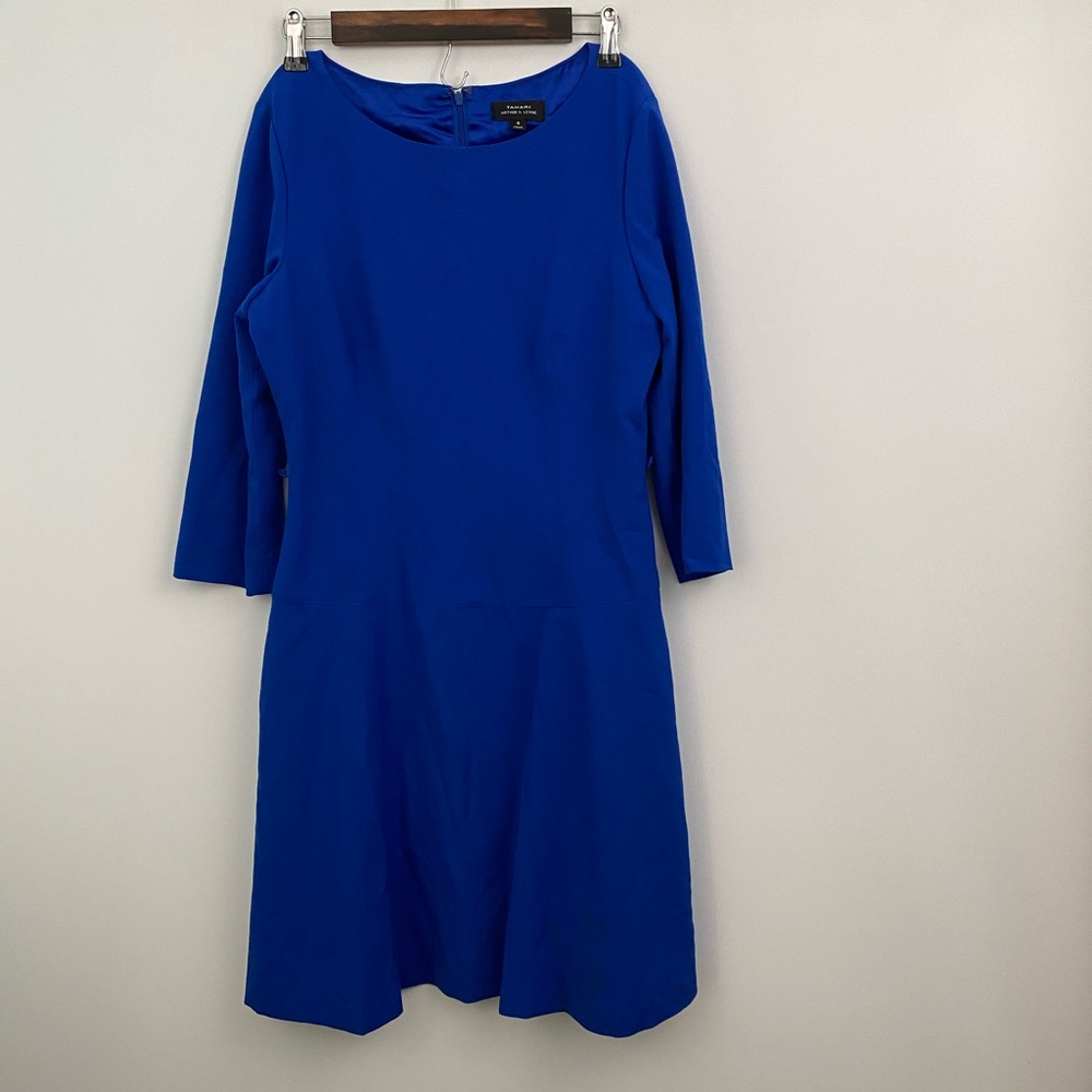 Tahari royal blue dress sz-8